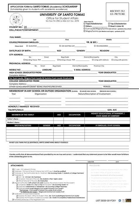 santo tomas academic scholarship|Home .